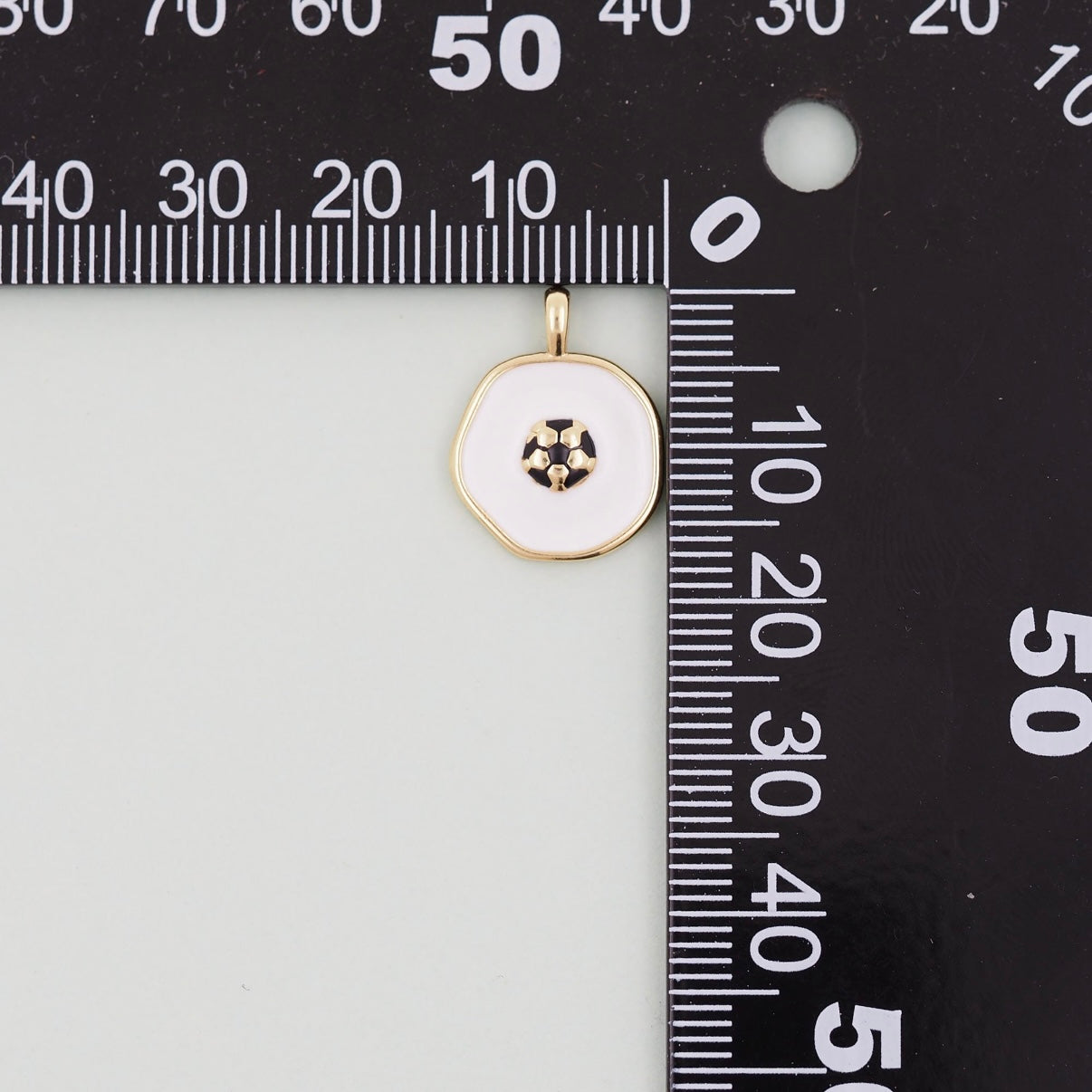 18k Gold Soccer Charm