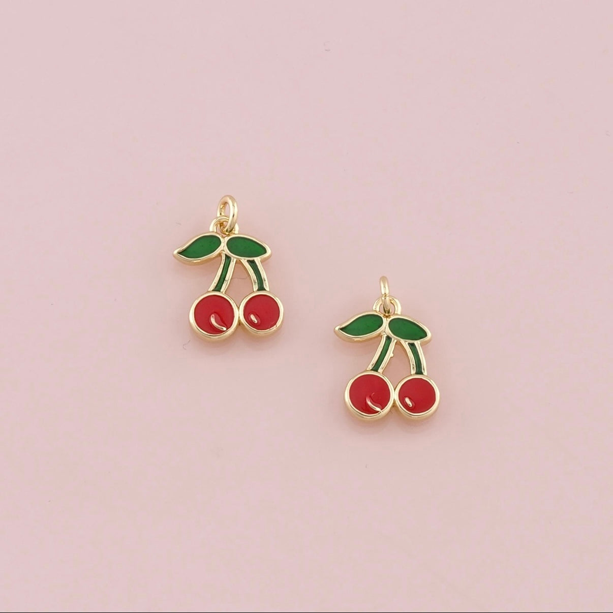 18K Gold Filled Cherry Pendant