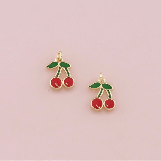 18K Gold Filled Cherry Pendant