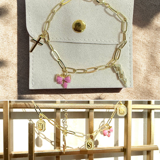 ✨Gold Chain + 3 Charms✨