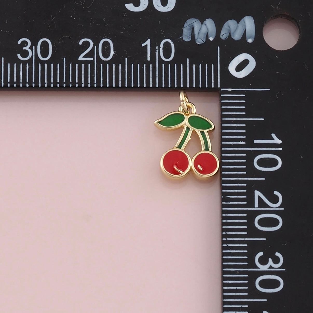 18K Gold Filled Cherry Pendant