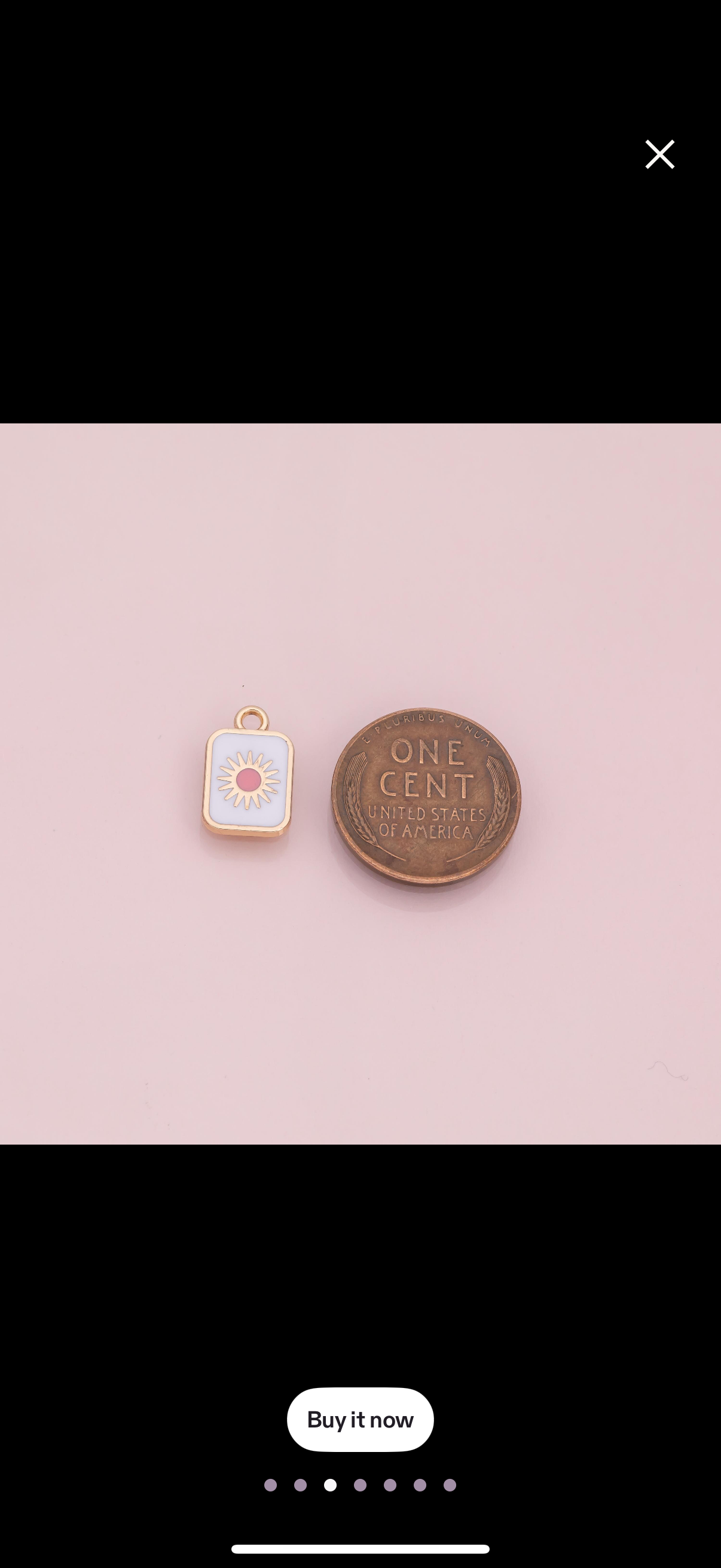 22k Sun charm Gold Filled