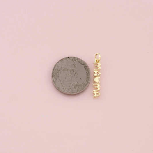 18K Gold Filled Mama Pendant