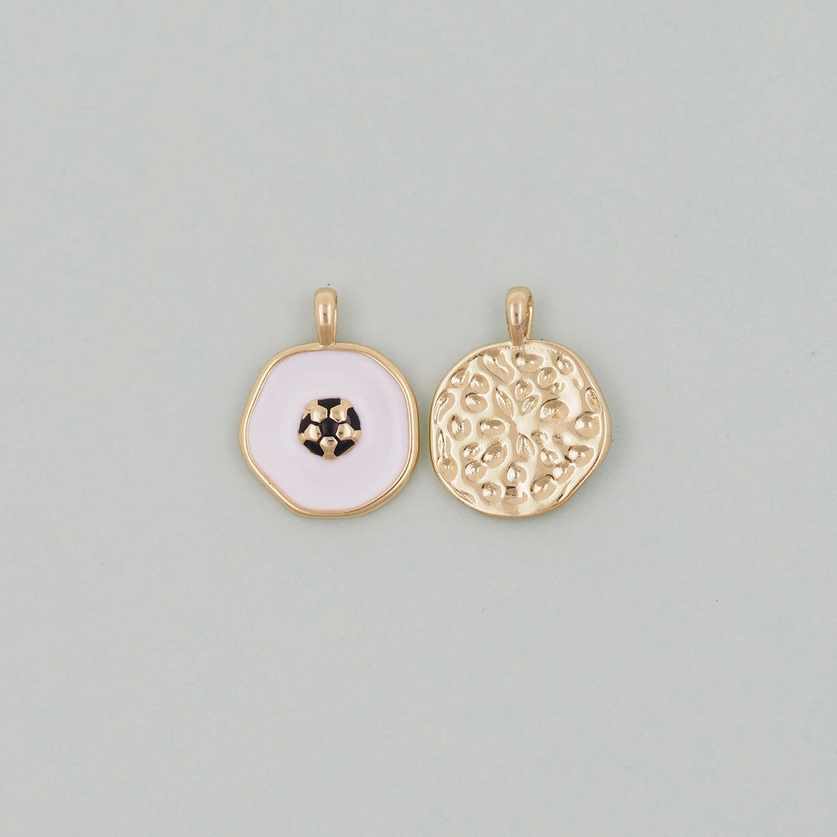 18k Gold Soccer Charm