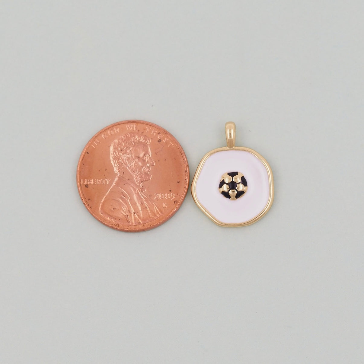 18k Gold Soccer Charm