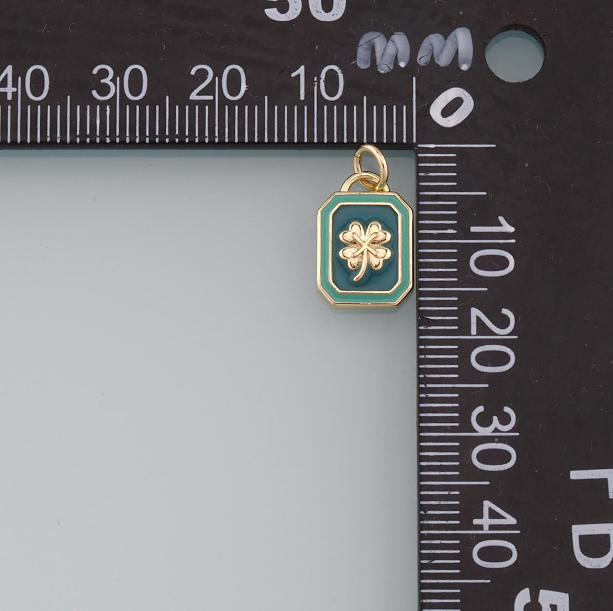 18k Gold Filled 4 Leaf Clover Charm